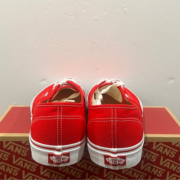 Vans, Authentic, VN000EE3RED, Red & White - Picture 7 of 12